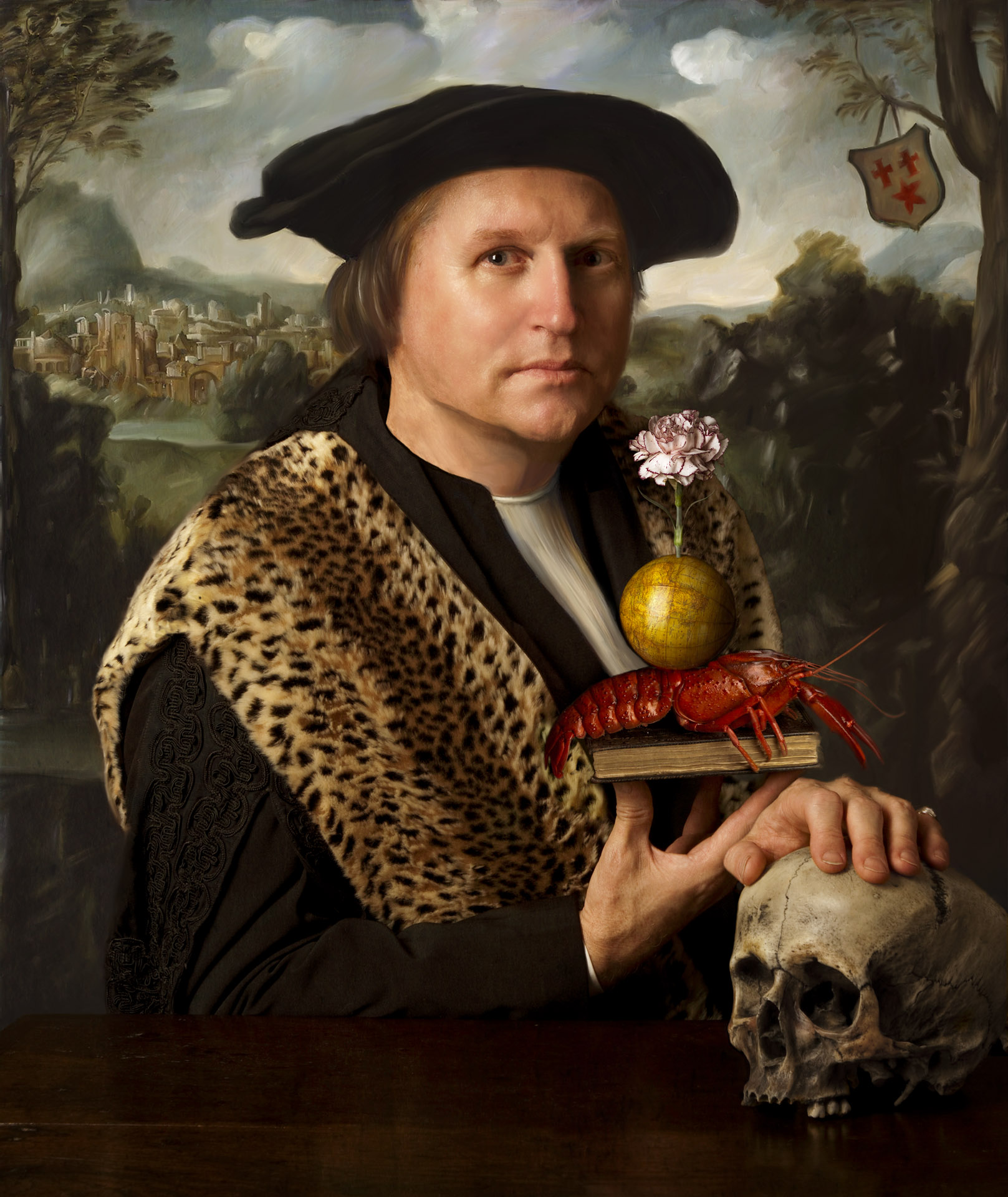 Self portrait after Dirck Janobsz – Pompeius Occo